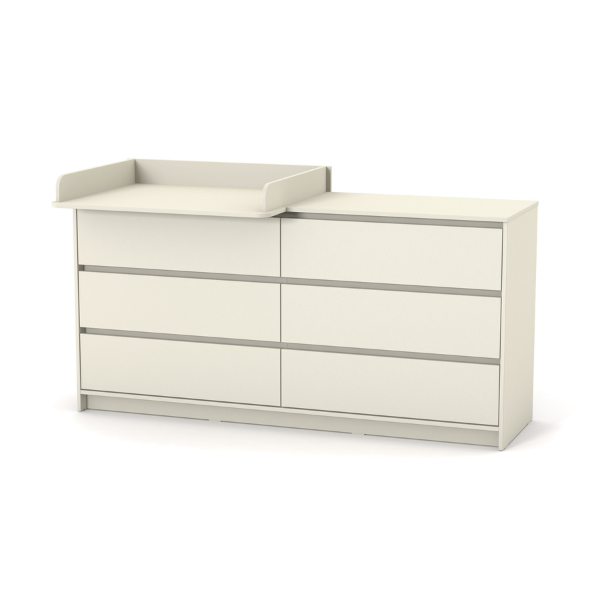 Odnímatelný přebalovací pult Gekko Kids. 90 cm. Slonovinová kost